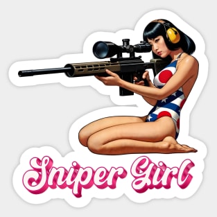 Sniper Girl Sticker